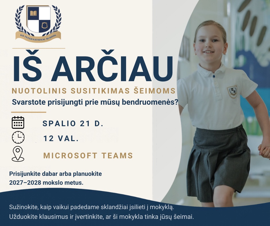 KD International School iš arčiau